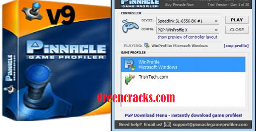 pinnacle game profiler windows 8