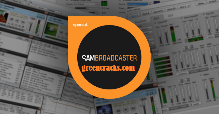 Retakan SAM Broadcaster Pro