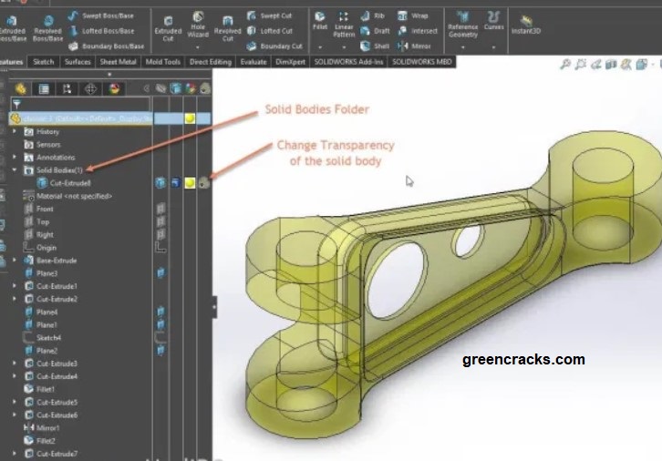 Rachadura SolidWorks