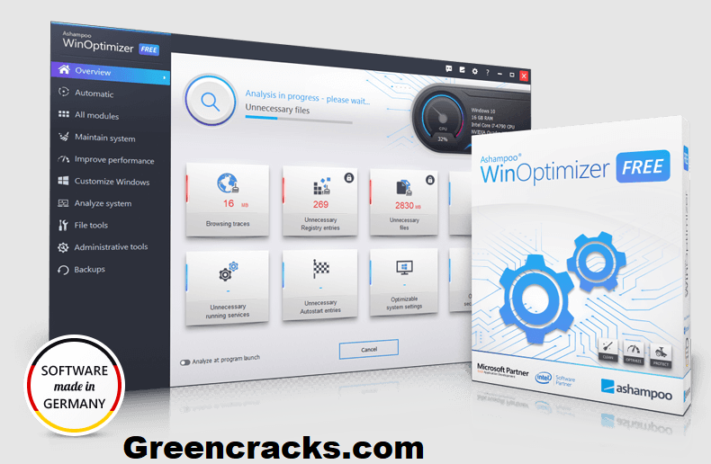 Ashampoo WinOptimizer 26.00.20 instal the new version for mac